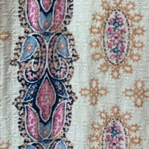 Jane + Delaney Button-Up Boho Blouse Top‎ XL - Picture 2 of 10